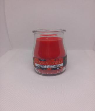 Vela de frutos rojos