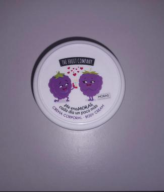 Crema corporal de moras