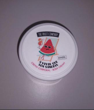 Crema corporal de Sandía