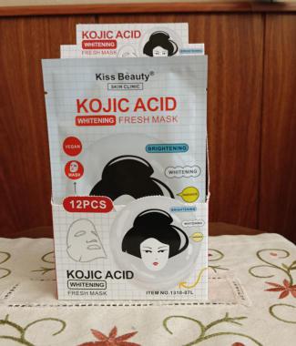 Mascarilla facial coreana con ácido kojico